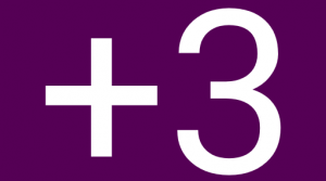 caution plus 3 logo